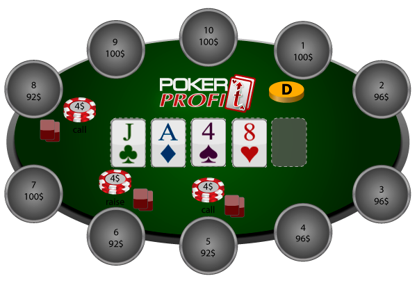 Покерный стол на терне