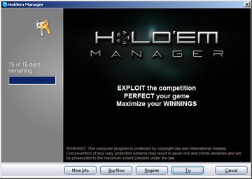 Экран установки Holdem Manager 2