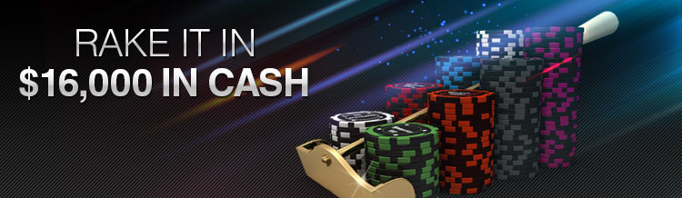 Розыгрыш 16000$ в покерных гонках Rake It In на Titanpoker