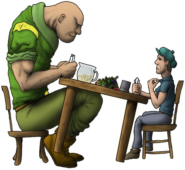 Большой стек в хэдз-ап