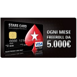 StarsCard - дебетовая карта PokerStars (скоро)
