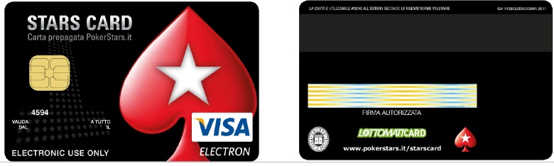 StarsCard - дебетовая карта PokerStars (скоро)