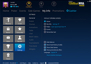 William Hill выпустил новый покерный софт для своего рума