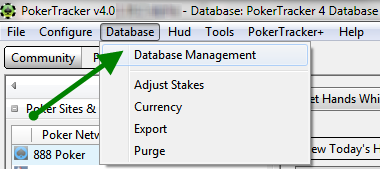 PokerTracker 4: управление резервными копиями базы данных