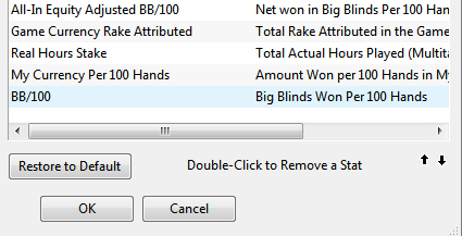 PokerTracker4: настройки отчетов
