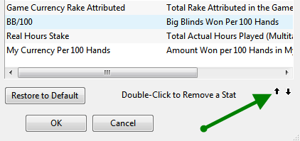 PokerTracker4: настройки отчетов