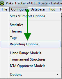 PokerTracker4: настройки статов в отчетах