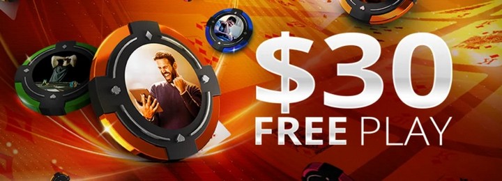 Бесплатный бонус 30$ от покер рума PartyPoker
