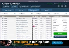 Скриншоты игры в покер-руме CristalPoker